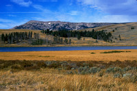 Gallatin Mountain Range and Gardner River, Yellowstone National Park, Wyoming